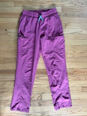 WonderWink Kids Cargo Joggers - Magenta